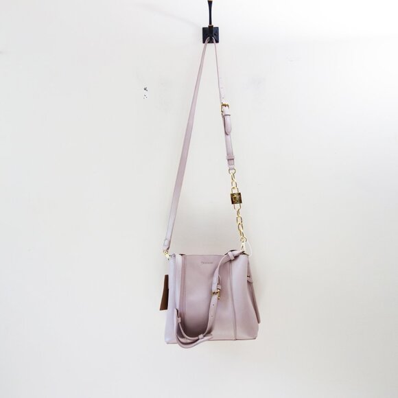 Steve Madden Blush Pink Faux Leather Handbag Crossbody NWT! - Picture 3 of 10